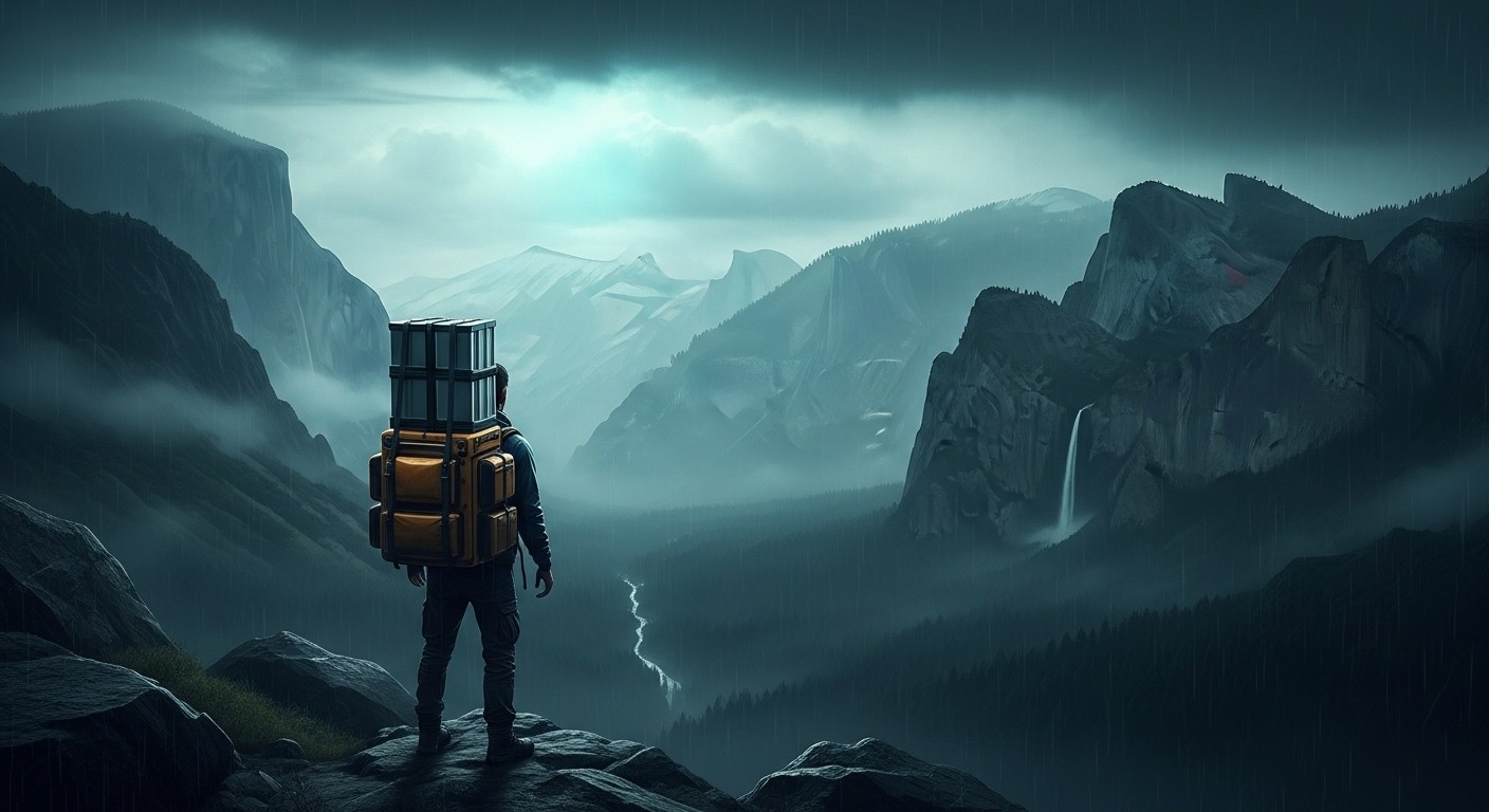 Death Stranding in VR: Walking Across America, Actually Across America